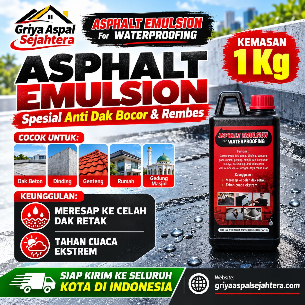 Aspal Cair 1kg